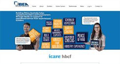 Desktop Screenshot of buildingethics.com.au